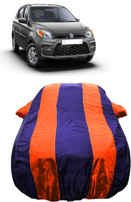 Wegather Car Cover For Maruti Suzuki Alto 800 STD Petrol (With Mirror Pockets)(Orange)