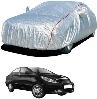 SS FOR YOUR SMART NEEDS Car Cover For Tata Manza (With Mirror Pockets)(Silver)