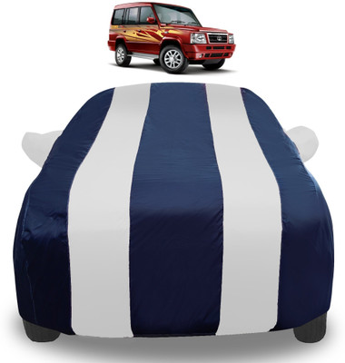 Auto Hub Car Cover For Tata Sumo Gold (With Mirror Pockets)(Silver)