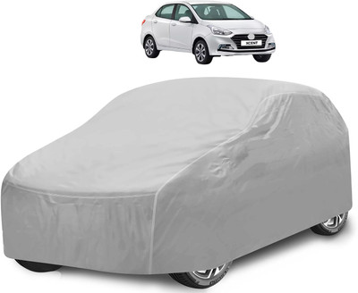 Caronix Car Cover For Hyundai Xcent (With Mirror Pockets)(Silver)