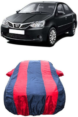Wegather Car Cover For Toyota Etios JD(Red)