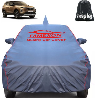 FAMEXON Car Cover For Tata Safari (With Mirror Pockets)(Grey)