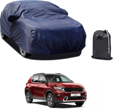 PAGORA Car Cover For Kia Sonet (With Mirror Pockets)(Blue)