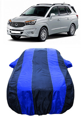 Wegather Car Cover For Mahindra SsangYong Rodius (With Mirror Pockets)(Blue)