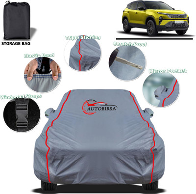 AUTOBIRSA Car Cover For Tata Harrier (With Mirror Pockets)(Grey, For 2019, 2020, 2021, 2022, 2023, 2024 Models)