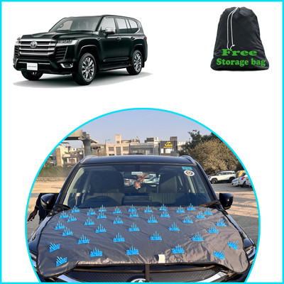 FAMEXON Car Cover For Toyota Land Cruiser (Without Mirror Pockets)(Grey)