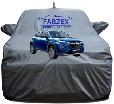 FABZEX Car Cover For Maruti Suzuki Fronx (With Mirror Pockets)(Grey, For 2019, 2020, 2021, 2022, 2023, 2024 Models)