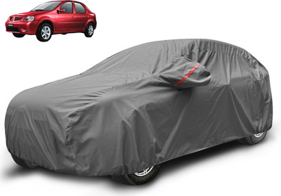 Auto Hub Car Cover For Mahindra Logan (With Mirror Pockets)(Grey)