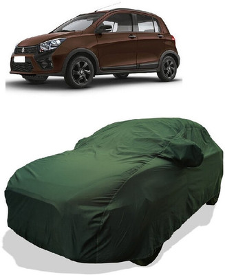 Coxtor Car Cover For Maruti Suzuki Celerio X AMT ZXI Option Petrol (With Mirror Pockets)(Gold)
