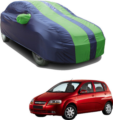 SS FOR YOUR SMART NEEDS Car Cover For Chevrolet Uva 1.2LT (With Mirror Pockets)(Green, Blue)