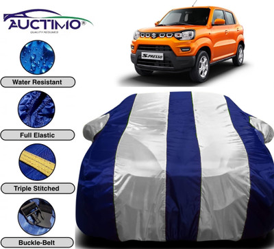 AUCTIMO Car Cover For Maruti Suzuki S-Presso (With Mirror Pockets)(Multicolor)