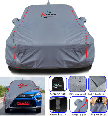 GARREGE Car Cover For Toyota Hyryder, Urban Cruiser Hyryder (With Mirror Pockets)(Grey, For 2024 Models)