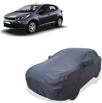 Tricway Car Cover For Tata Altroz XT Petrol (With Mirror Pockets)(Grey)