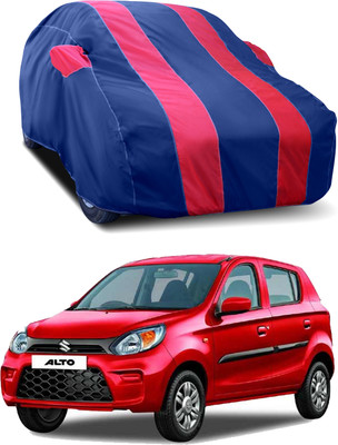 MITHILA MART Car Cover For Maruti Suzuki Alto 800 Std Optional (With Mirror Pockets)(Red)