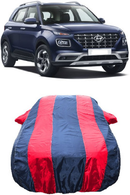 Wegather Car Cover For Hyundai Venue (With Mirror Pockets)(Red)