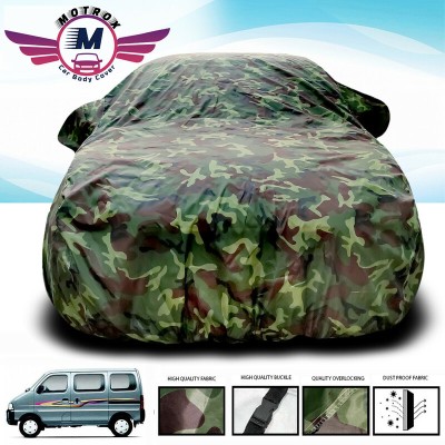 MoTRoX Car Cover For Maruti Suzuki Eeco (Without Mirror Pockets)(Green)