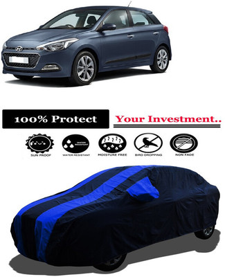 Amexride Car Cover For Hyundai Elite i20 Asta Option 1.2 (With Mirror Pockets)(Multicolor)