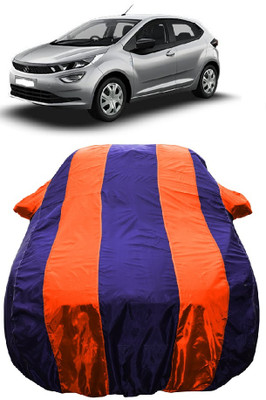 Wegather Car Cover For Tata Altroz XT Diesel (With Mirror Pockets)(Orange)
