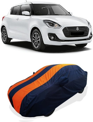 Coxtor Car Cover For Maruti Suzuki Swift AMT ZDI (With Mirror Pockets)(Orange)