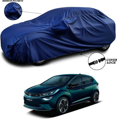 ANTHUB Car Cover For Tata Altroz EV (With Mirror Pockets)(Blue)