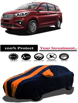 Amexride Car Cover For Maruti Suzuki Ertiga 1.5 ZDI Plus Diesel (With Mirror Pockets)(Orange)