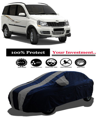Amexride Car Cover For Mahindra Xylo H4 ABS Diesel (With Mirror Pockets)(Grey)