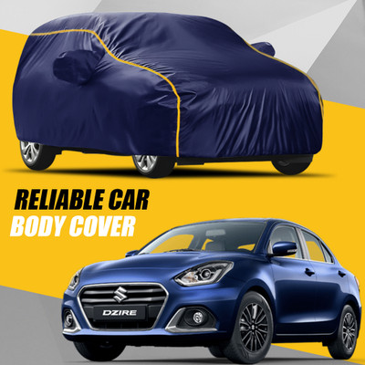 AXLOZ Car Cover For Maruti Suzuki Dzire (With Mirror Pockets)(Multicolor)