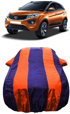 Wegather Car Cover For Tata Nexon 1.2 Revotron XT (With Mirror Pockets)(Orange)