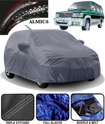 ALMICS Car Cover For Tata Qualis (With Mirror Pockets)(Grey)