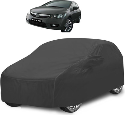 Caronix Car Cover For Honda Civic (With Mirror Pockets)(Grey)
