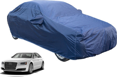 Auto Hub Car Cover For Audi A8 (With Mirror Pockets)(Blue)