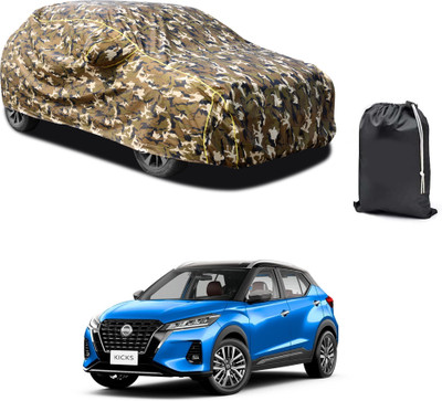 PAGORA Car Cover For Nissan Kicks (With Mirror Pockets)(Yellow, For 2019, 2020, 2021, 2022, 2023 Models)