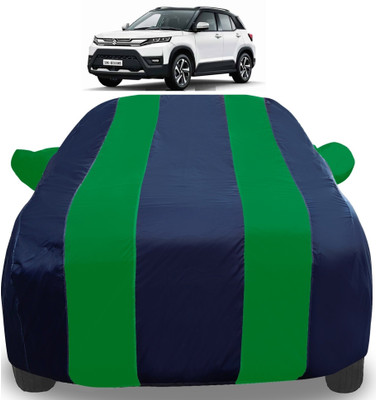 Amanzo Car Cover For Maruti Suzuki Vitara Brezza (With Mirror Pockets)(Green)