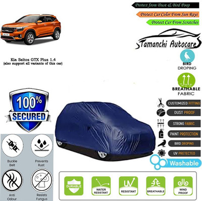 Tamanchi Autocare Car Cover For Kia Seltos GTX Plus 1.4(Blue)