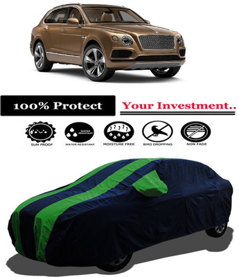 Amexride Car Cover For Bentley Bentayga V8 Petrol (With Mirror Pockets)(Green)