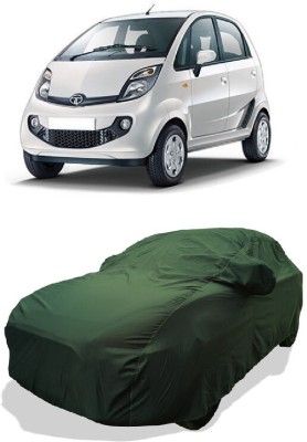 Coxtor Car Cover For Tata Nano XM (With Mirror Pockets)(Green)