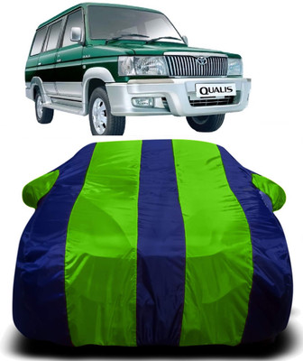 AXLOZ Car Cover For Toyota Qualis (With Mirror Pockets)(Multicolor)