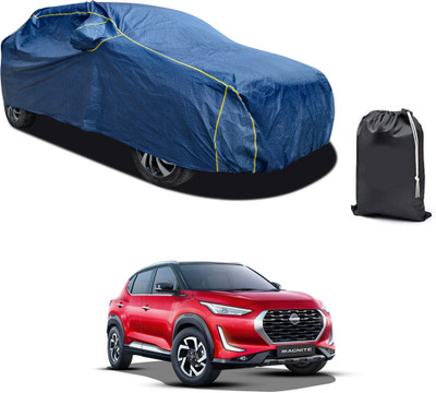 PAGORA Car Cover For Nissan Magnite (With Mirror Pockets)(Blue, For 2019, 2020, 2021, 2022, 2023 Models)