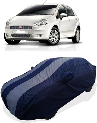 QLAX Car Cover For Maruti Punto Grande 1.3 (With Mirror Pockets)(Grey)