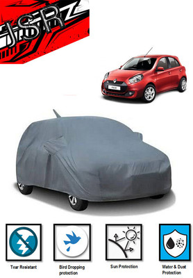 J S R Car Cover For Renault Pulse (With Mirror Pockets)(Grey)