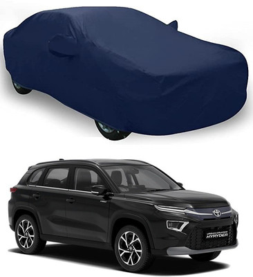 MOCKHE Car Cover For Toyota Universal For SUV (With Mirror Pockets)(Blue)
