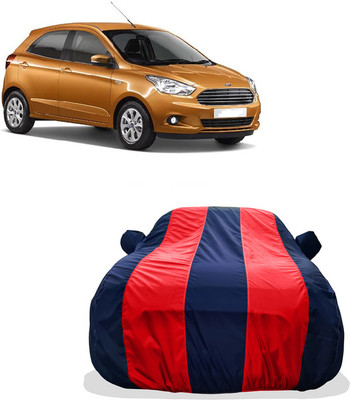 Tricway Car Cover For Ford Figo 1.5D Ambiente MT (With Mirror Pockets)(Red)