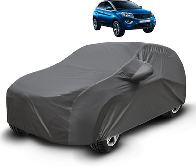 Caronix Car Cover For Tata Nexon (With Mirror Pockets)(Grey)