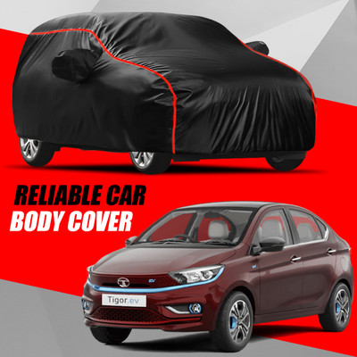 AXLOZ Car Cover For Tata Tigor (With Mirror Pockets)(Multicolor)