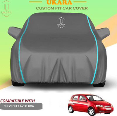 Ukara Car Cover For Chevrolet Aveo Uva (With Mirror Pockets)(Grey)
