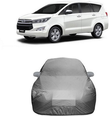 TheProtect Car Cover For Toyota Innova Crysta (With Mirror Pockets)(Grey)