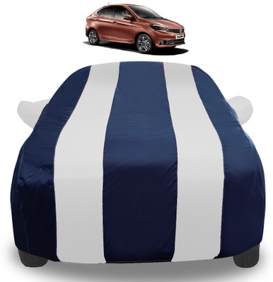 Auto Hub Car Cover For Tata Tigor (With Mirror Pockets)(Silver)