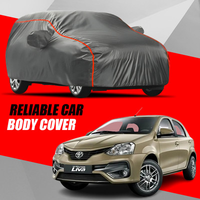S Shine Max Car Cover For Toyota Etios Liva (With Mirror Pockets)(Multicolor)