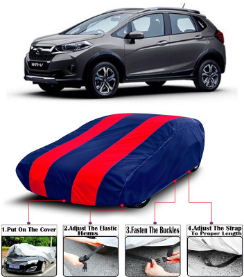 RWT Car Cover For Honda WRV (With Mirror Pockets)(Red, Blue)