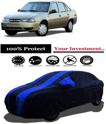 Amexride Car Cover For Daewoo Nexia DOCH 1.5L (With Mirror Pockets)(Multicolor)